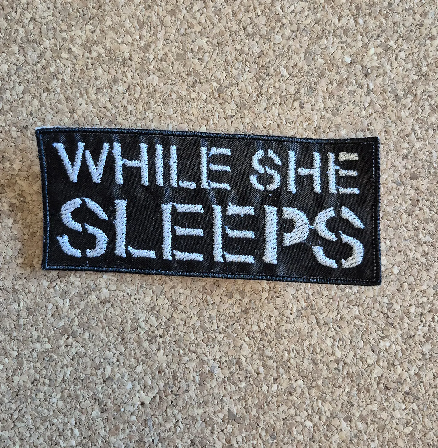 While She Sleeps Patch - Embroidered (Sew-on) 1