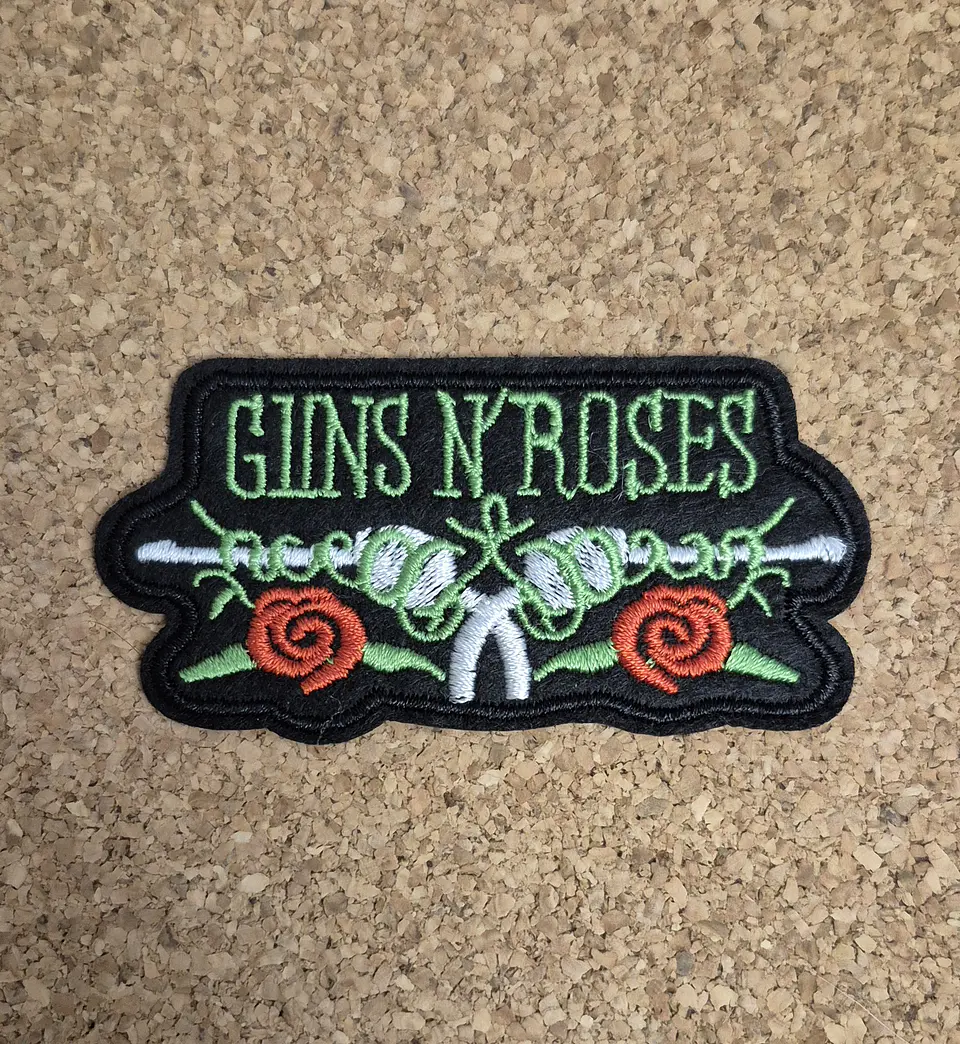 Guns N' Roses Patch – Embroidered (Iron-on) 2 Modelos 2