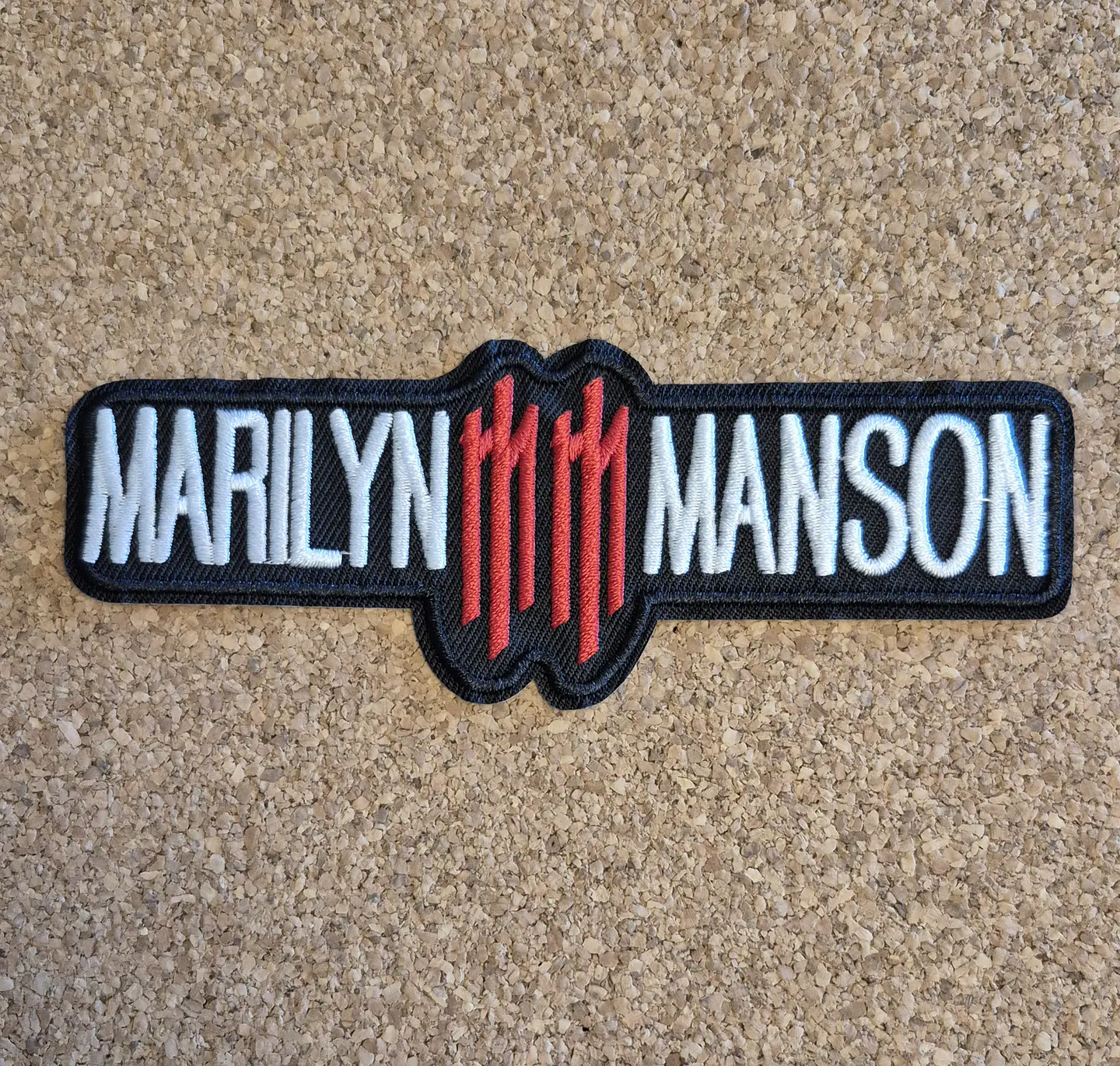 Marilyn Manson Patch – Embroidered (Iron-on) 3 Modelos 1