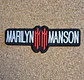 Marilyn Manson Patch – Embroidered (Iron-on) 3 Modelos - Thumbnail 1
