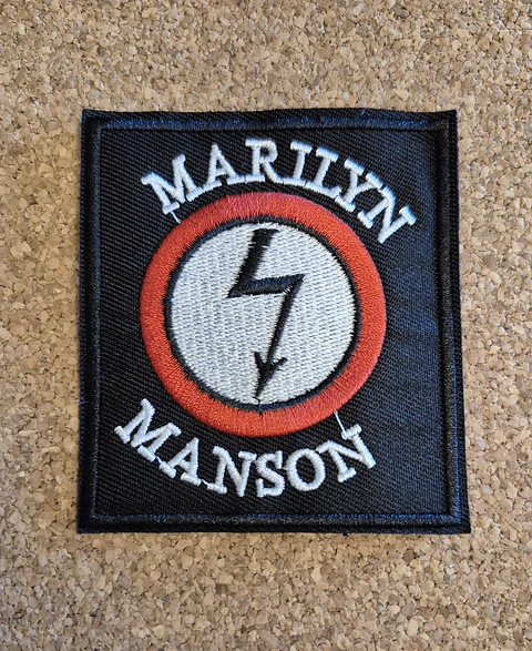 Marilyn Manson Patch – Embroidered (Iron-on) 3 Modelos