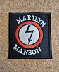 Marilyn Manson Patch – Embroidered (Iron-on) 3 Modelos - Thumbnail 2