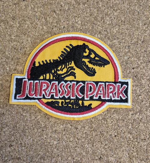 Jurassic Park Patch - Embroidered (Iron-on)