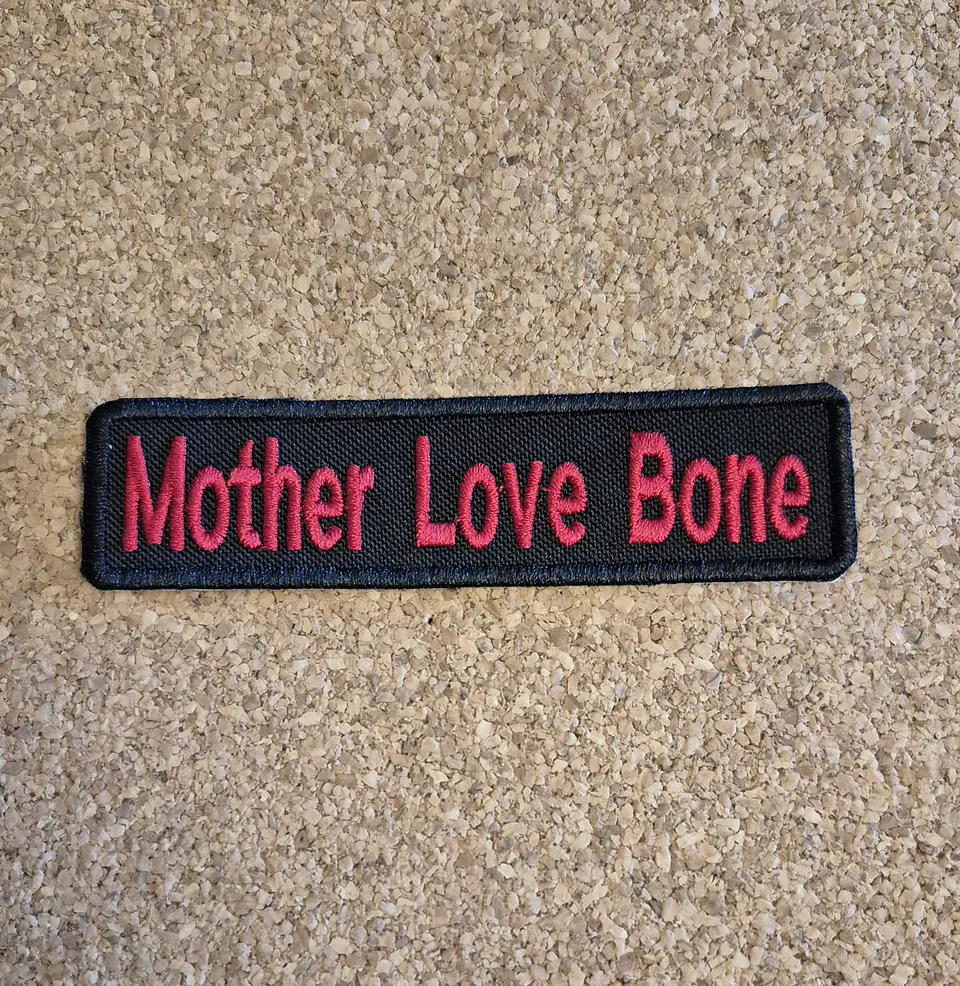 Mother Love Bone Patch - Embroidered (Iron-on)  1