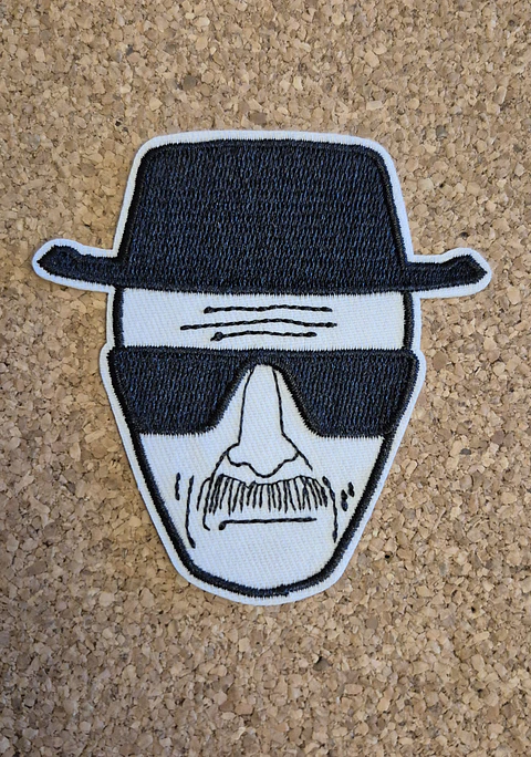 Walter White Breaking Bad Patch – Embroidered (Iron-on) 2 Modelos