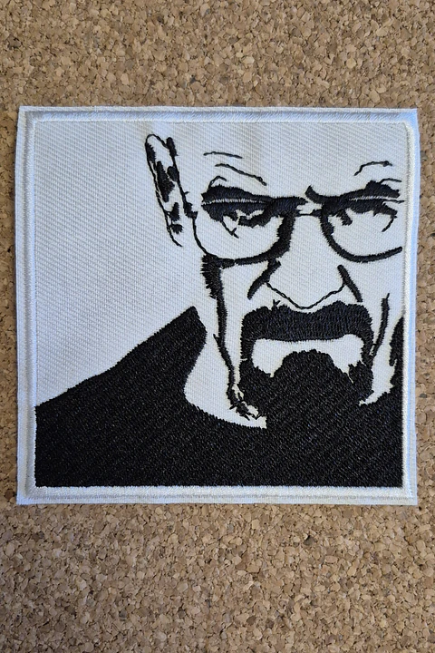 Walter White Breaking Bad Patch – Embroidered (Iron-on) 2 Modelos