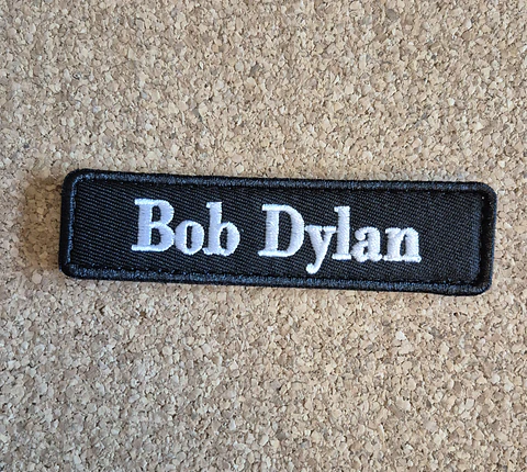 Bob Dylan Patch - Embroidered (Velcro)