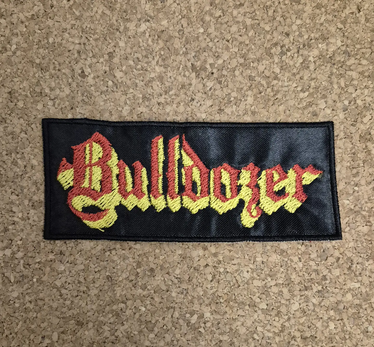 Bulldozer Patch - Embroidered (Sew-on) 1