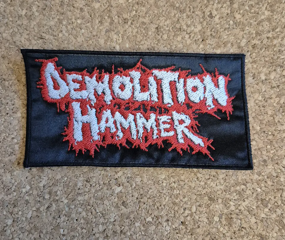 Demolition Hammer Patch - Embroidered (Sew-on) 1