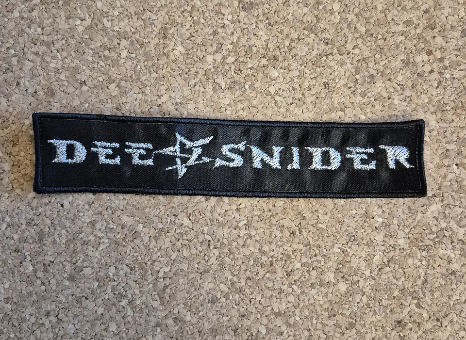 Dee Snider Patch - Embroidered (Sew-on)  1
