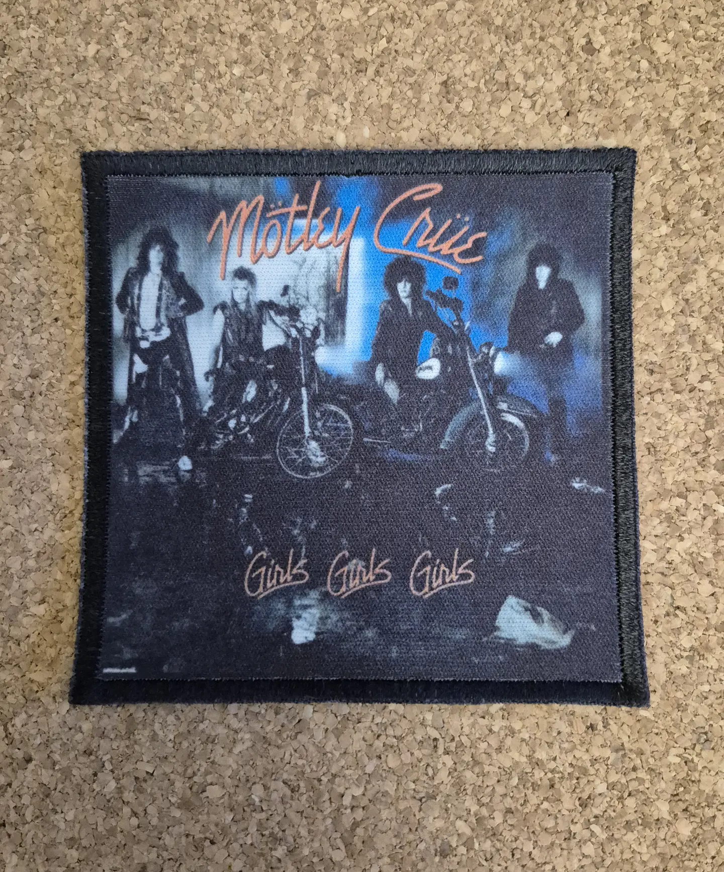 Motley Crue Girls Girls Girls Patch - Woven (Sew-on) 1