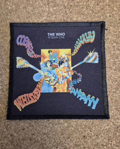 The Who Patch - Woven & Sew-on 2 Modelos