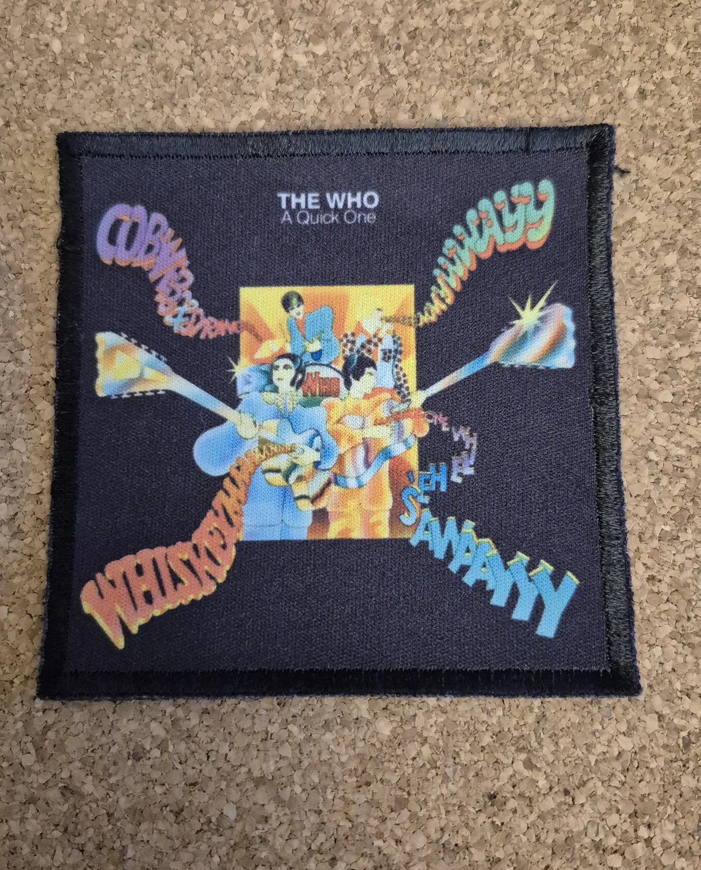The Who Patch - Woven & Sew-on 2 Modelos 1