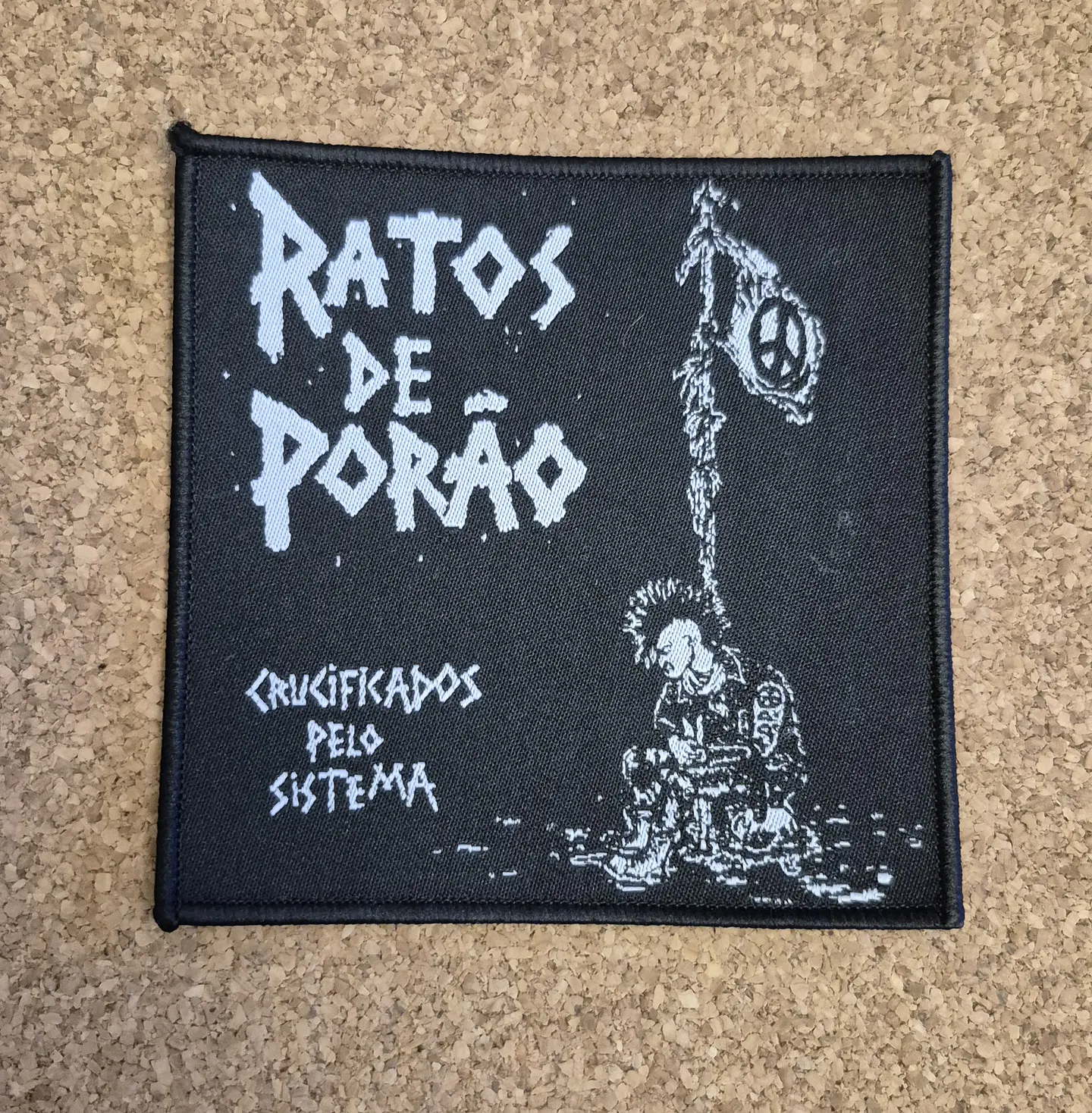 Ratos de Porão Patch - Woven & Sew-on 2 Modelos 1