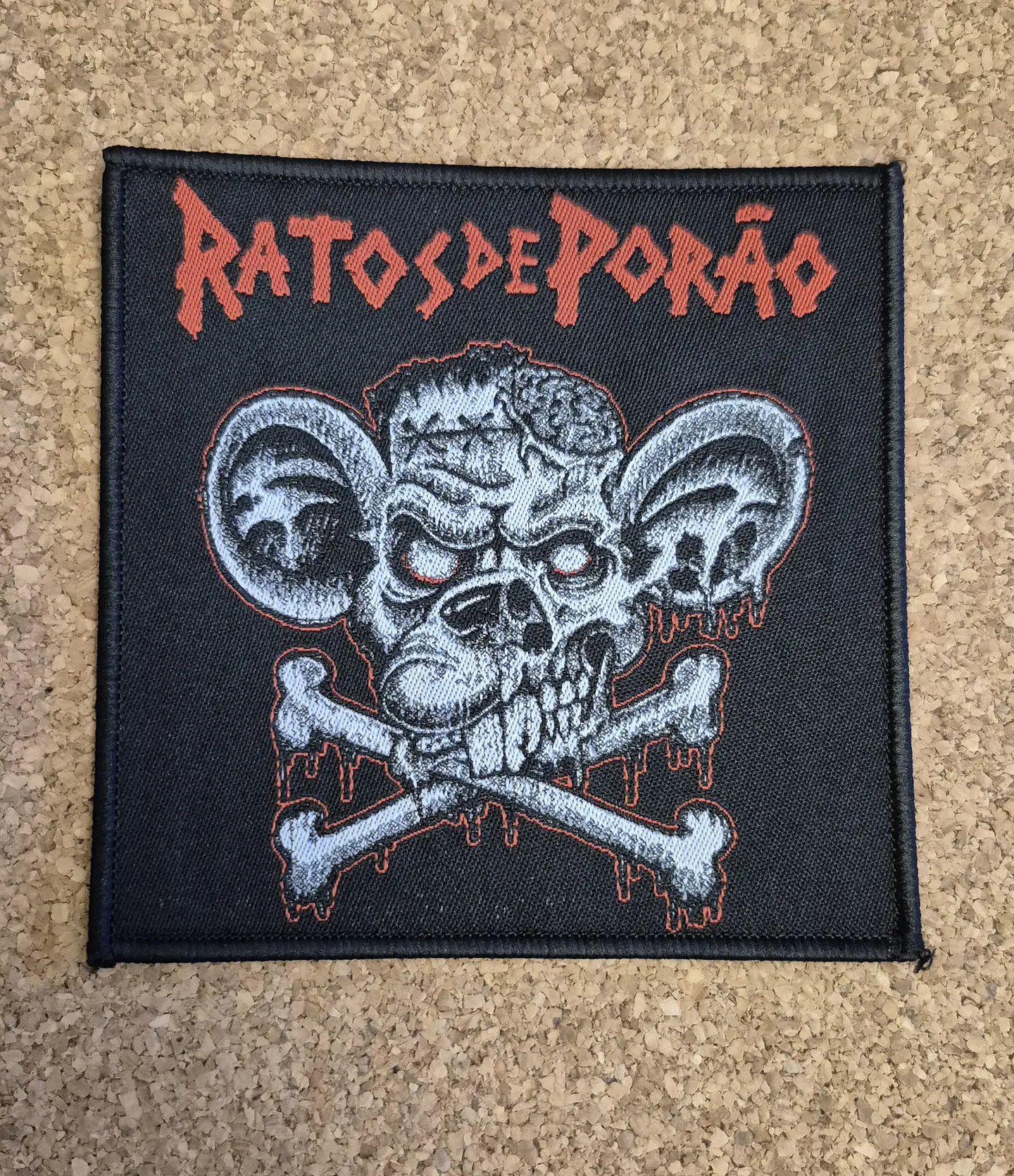 Ratos de Porão Patch - Woven & Sew-on 2 Modelos 2