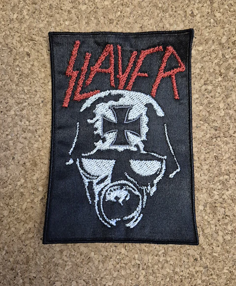 Slayer Gas Mask Patch - Embroidered (Sew-on)