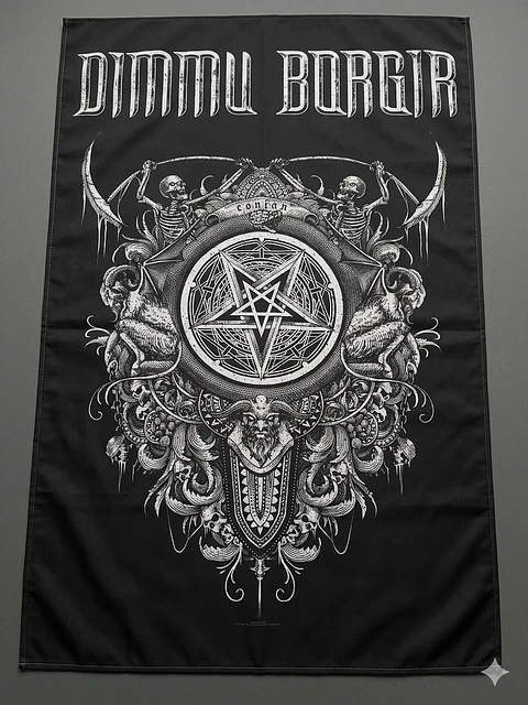 Bandeira Dimmu Borgir – Eonian Album Design Flag (65x105cm)