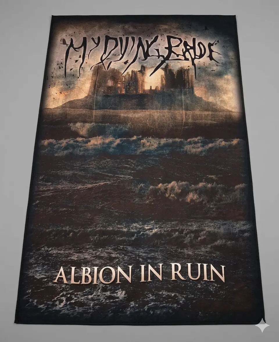Bandeira My Dying Bride – Albion in Ruin Design Flag (65x105cm) 1