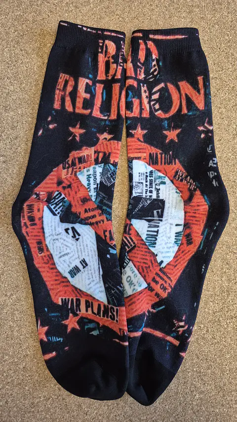 Meias Bad Religion - Tamanho Único