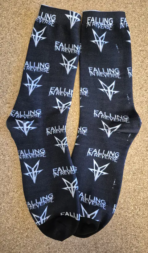 Meias Falling in Reverse - 3 Modelos - Tamanho Único 