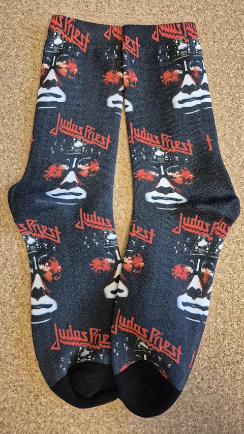 Meias Judas Priest - 4 Modelos - Tamanho Único (Desde 12,90)