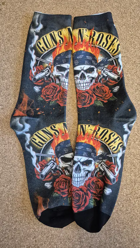 Meias Guns N' Roses - 4 Modelos - Tamanho Único