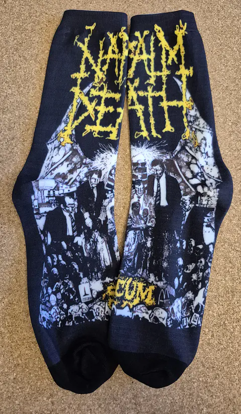 Meias Napalm Death - 2 Modelos - Tamanho Único