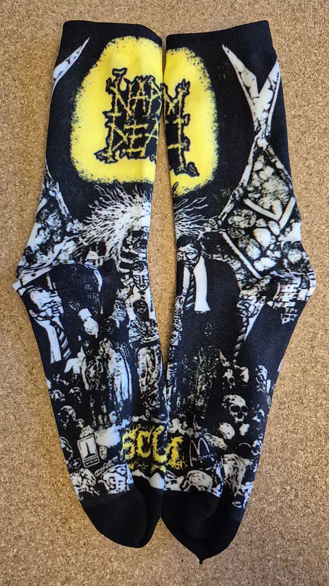 Meias Napalm Death - 2 Modelos - Tamanho Único