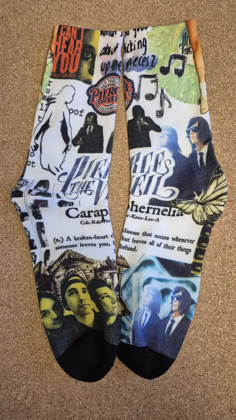Meias Pierce The Veil 3 Modelos - Tamanho Único