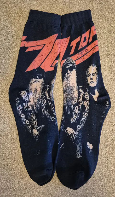 Meias ZZ Top - Tamanho Único