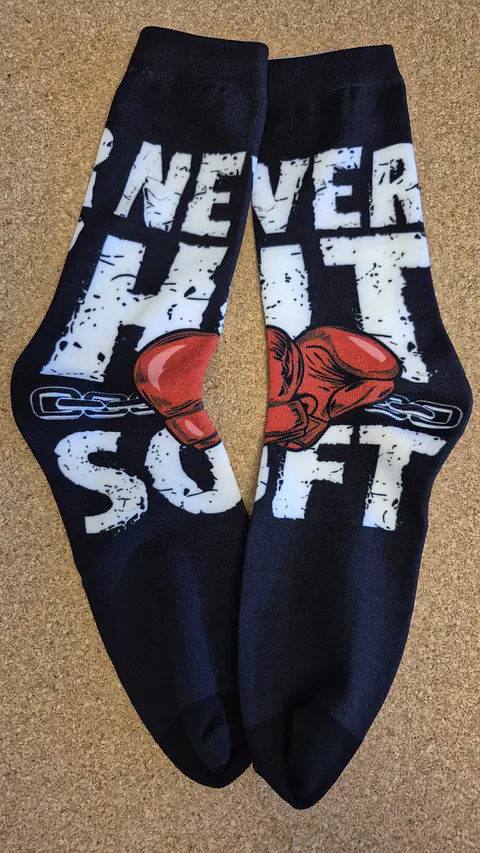 Meias I Never Hit Soft - Tamanho Único