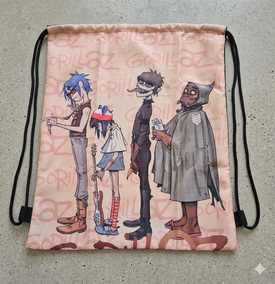 Gorillaz - Drawsting Bag 1