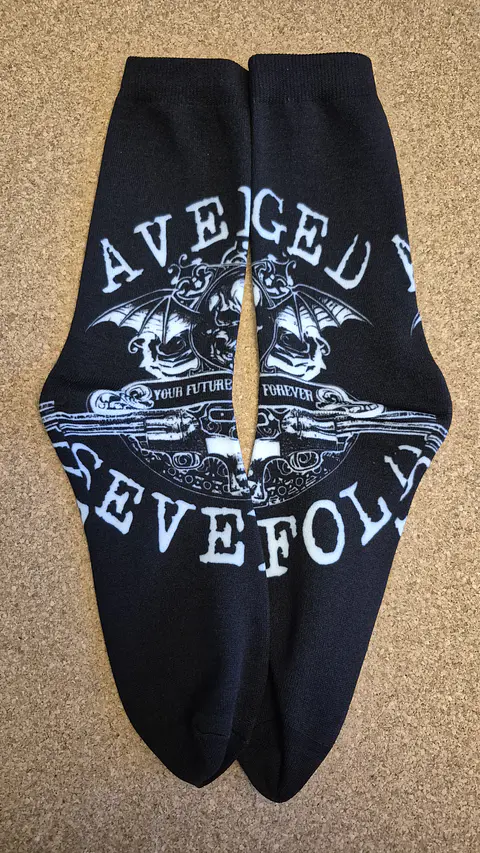 Meias Avenged Sevenfold - 2 Modelos - Tamanho Único