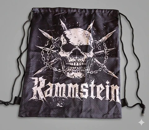 Rammstein - Skull - Drawsting Bag