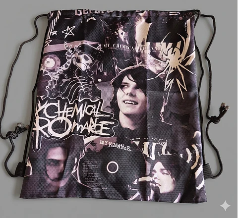 My Chemical Romance - Black and White Edition - Drawsting Bag