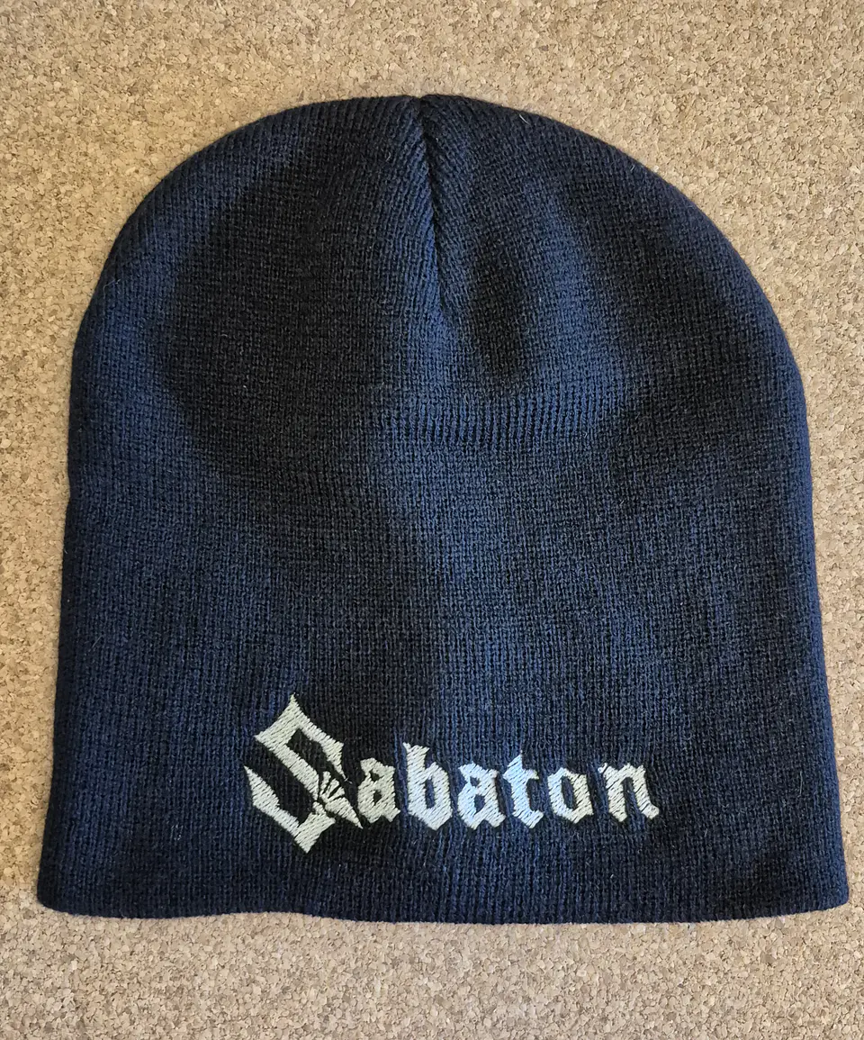 Gorro Sabaton - Embroidered White Logo 1