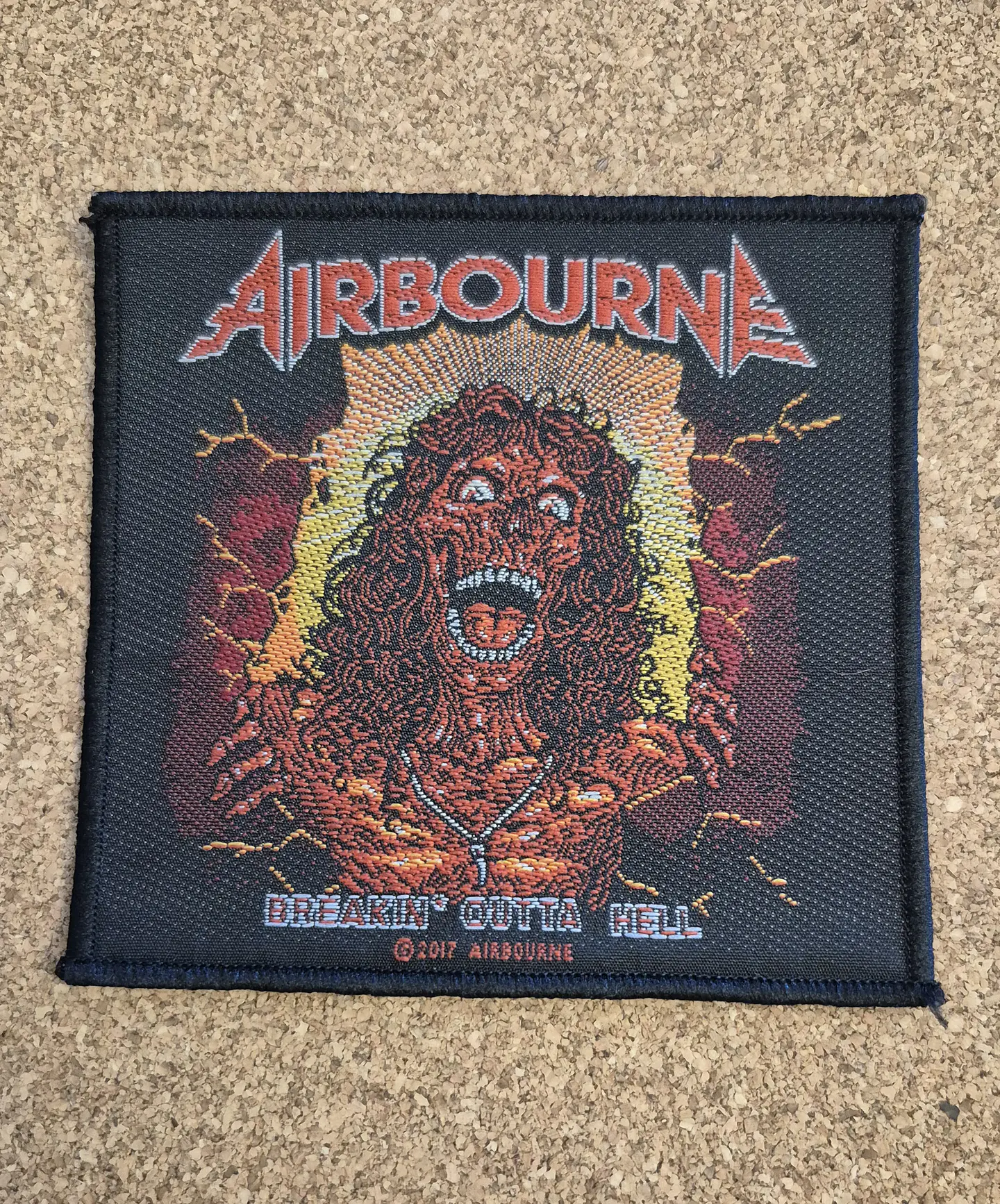 Airbourne Patch - Woven (Sew-on) 1