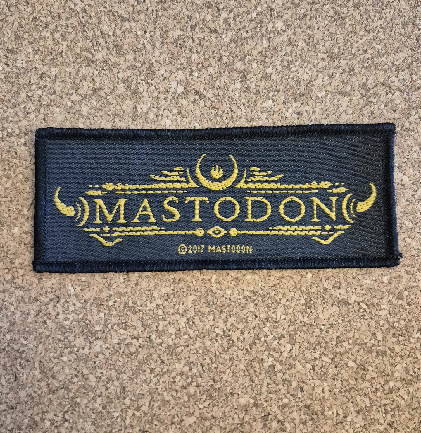 Mastodon Patch - Woven (Sew-on) 1