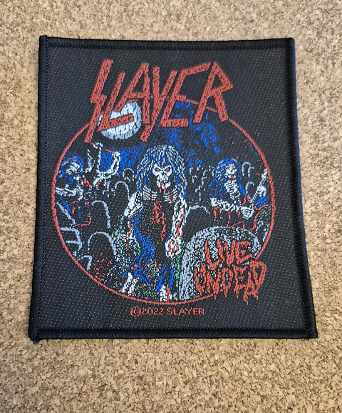 Slayer Live Undead Patch - Woven (Sew-on)