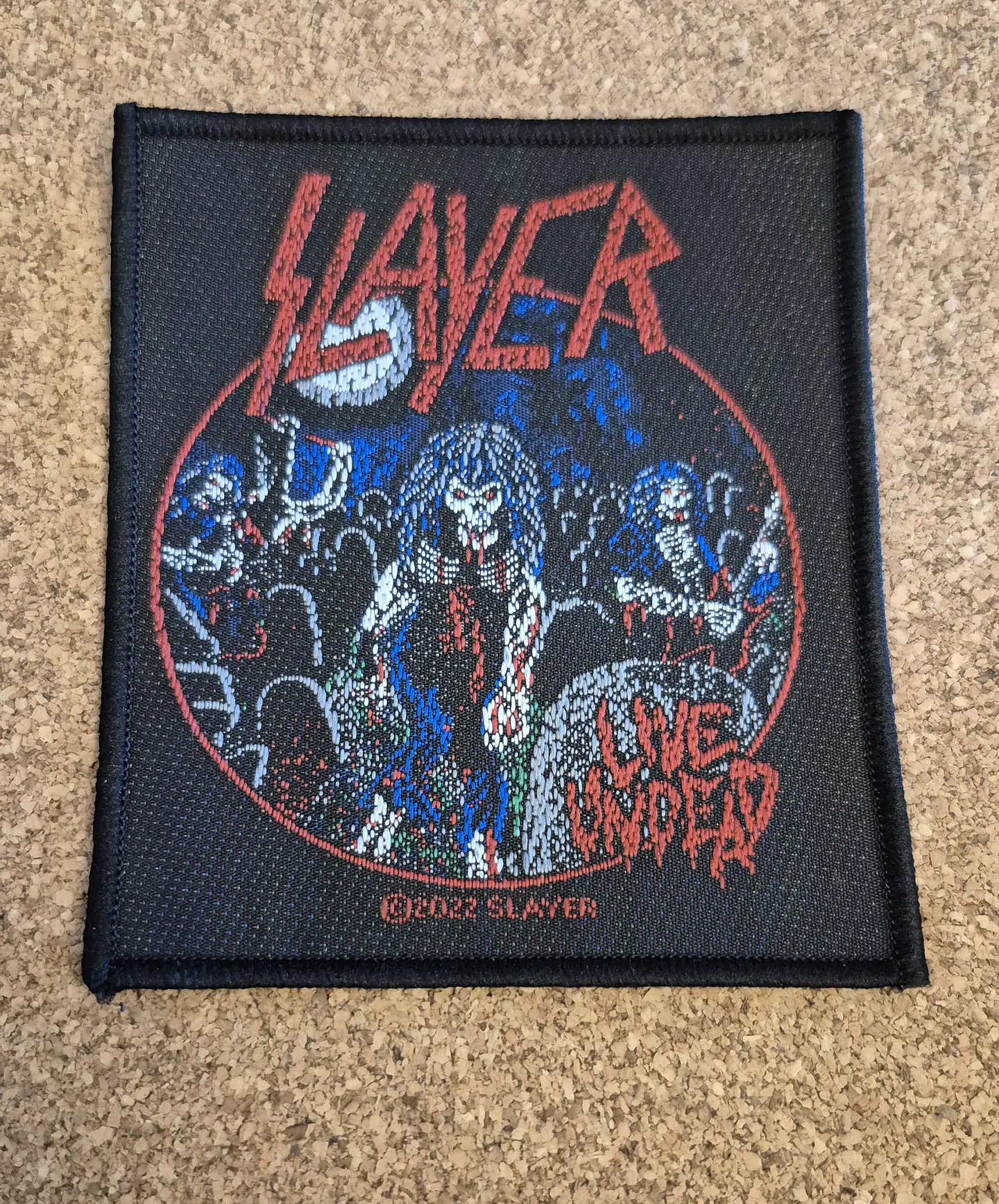 Slayer Live Undead Patch - Woven (Sew-on) 1