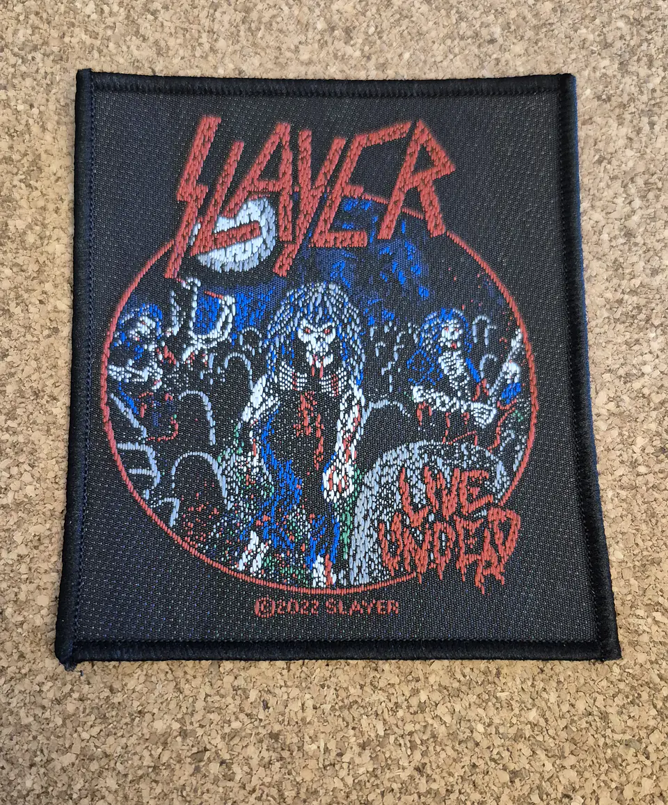 Slayer Live Undead Patch - Woven (Sew-on) 1