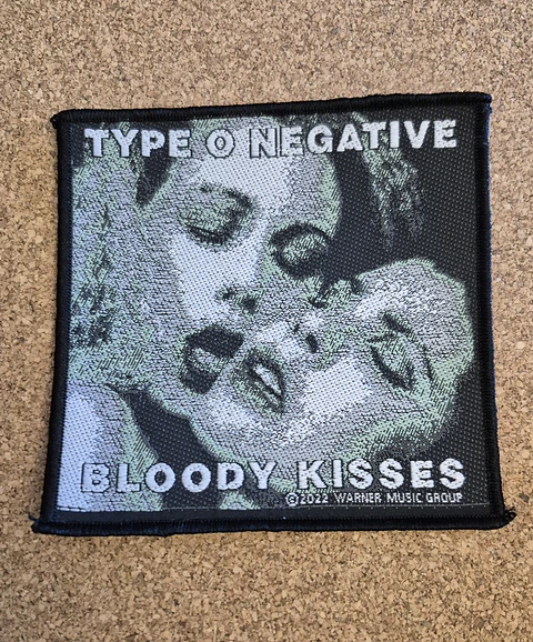 Type O Negative Bloddy Kisses Patch - Woven (Sew-on) 