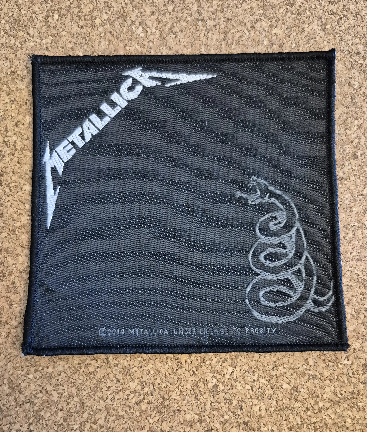 Metallica Black Album Snake Patch - Woven (Sew-on) 1