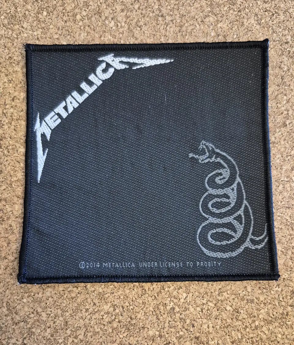 Metallica Black Album Snake Patch - Woven (Sew-on) 1