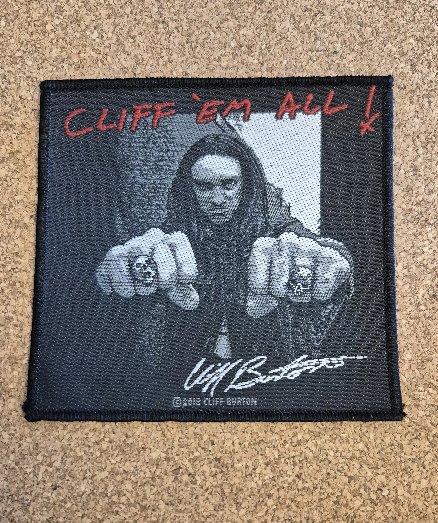 Metallica Cliff 'em All Patch - Woven (Sew-on) 1
