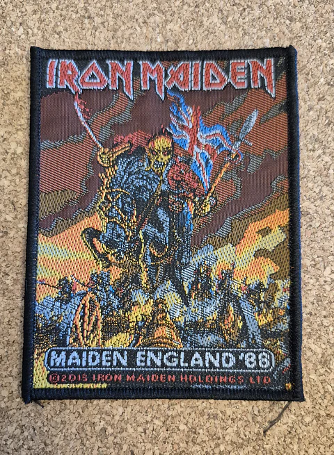 Iron Maiden England 88 Patch - Woven (Sew-on)
