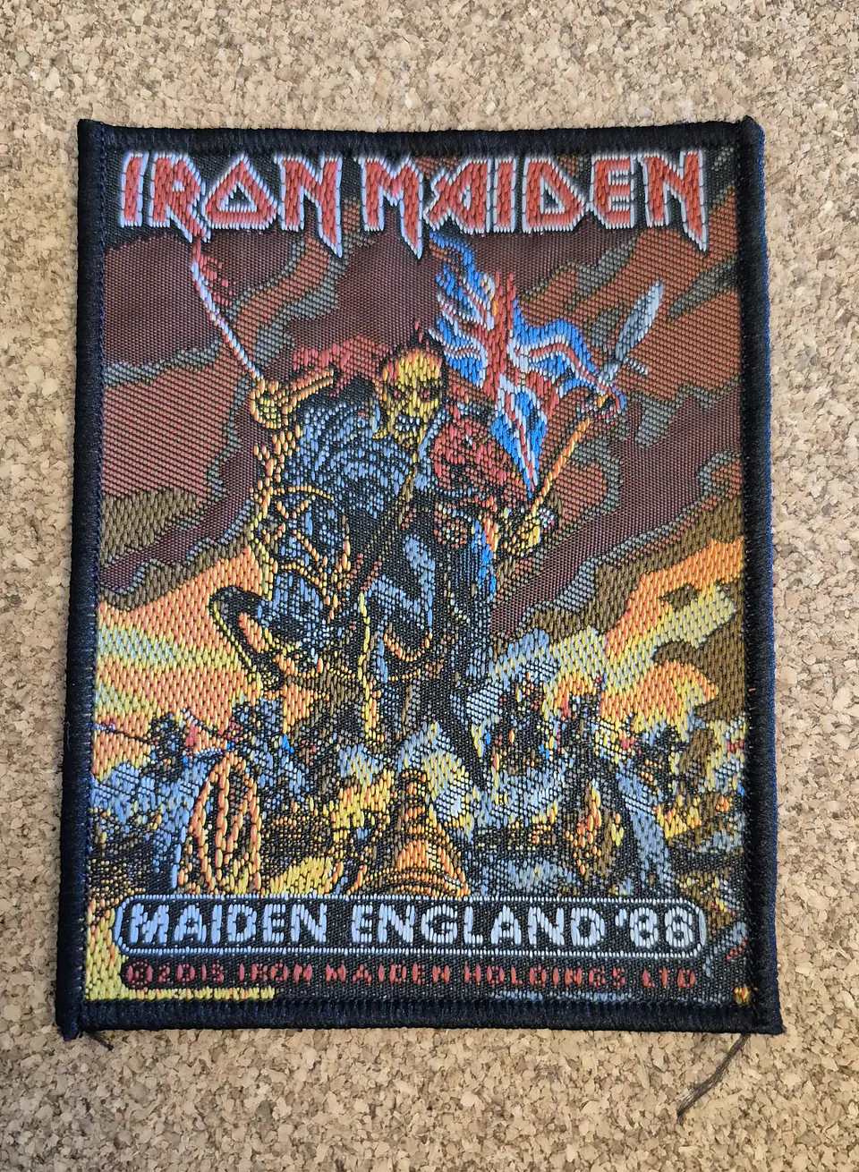 Iron Maiden England 88 Patch - Woven (Sew-on) 1
