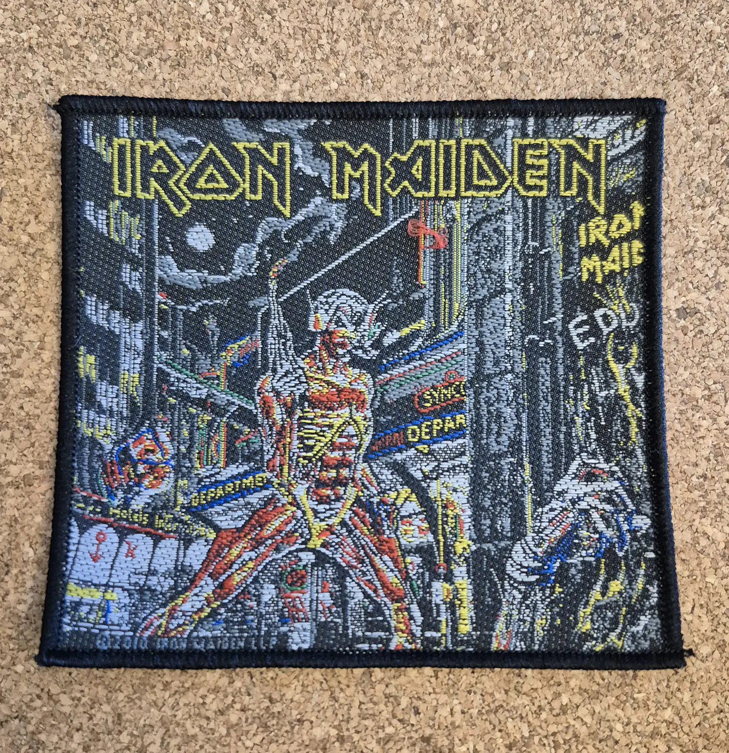 Iron Maiden Somewhere in Time Patch - Woven (Sew-on) 1