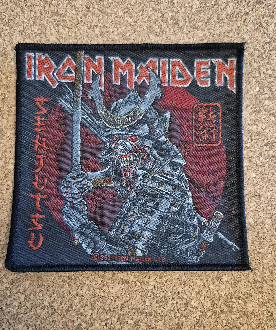 Iron Maiden Samurai Eddie Patch - Woven (Sew-on)  1