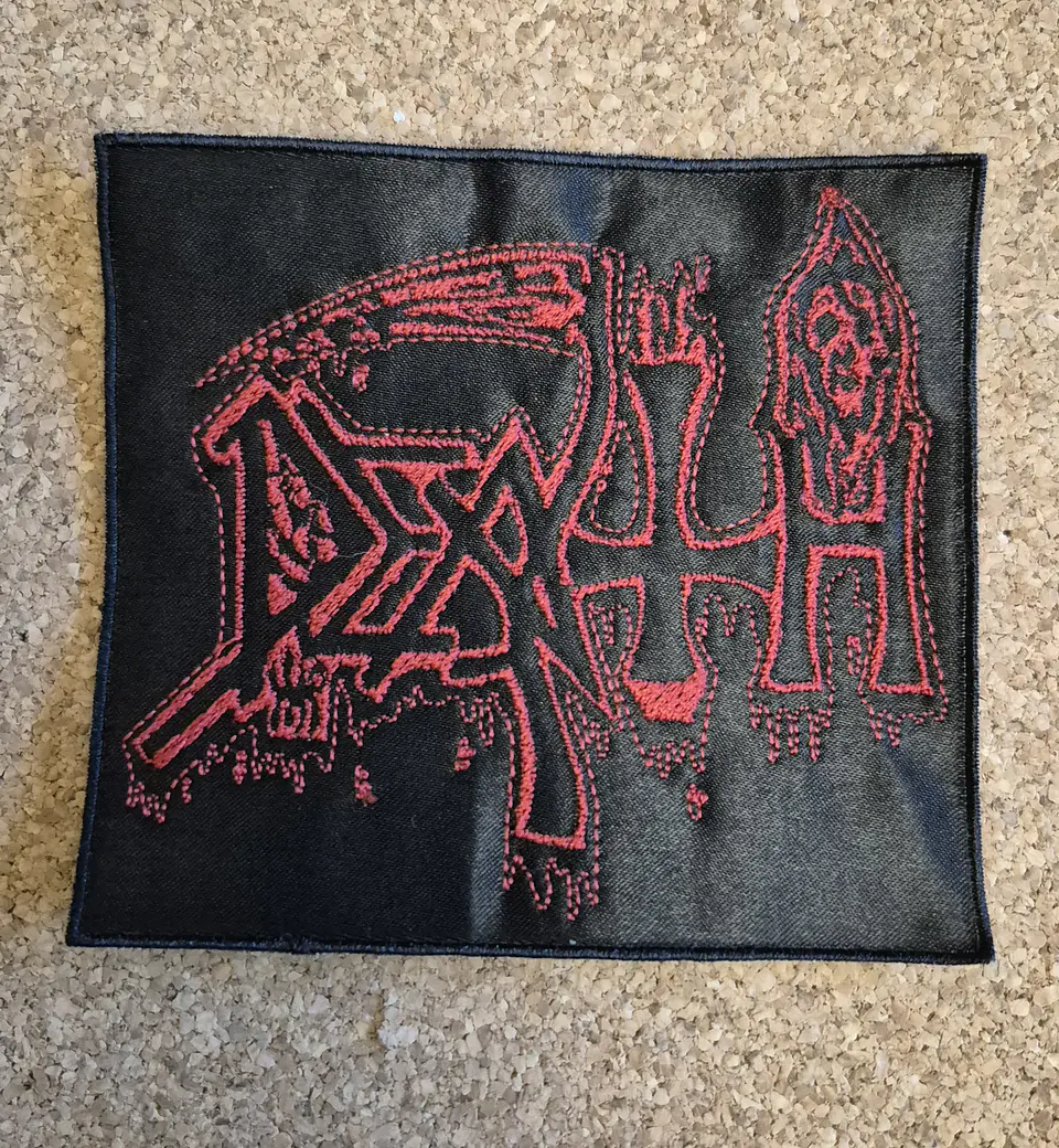 Death Old Logo Patch - Embroidered (Sew-on) 1